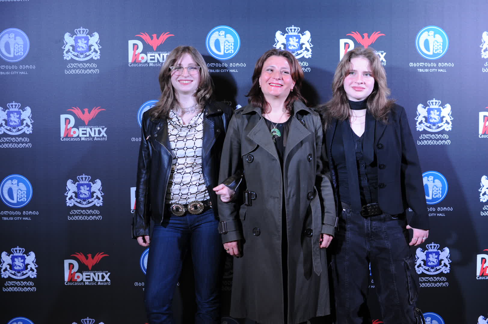 From the Left Barbare Burduli Kety Mateshvili Daria Burduli